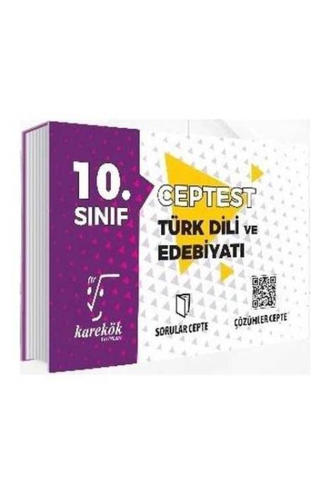 10. Sınıf Türk Dili ve Edebiyatı Cep Test Karekök Yayınları