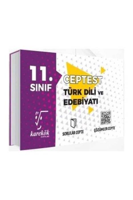 11. Sınıf Türk Dili ve Edebiyatı Cep Test Karekök Yayınları