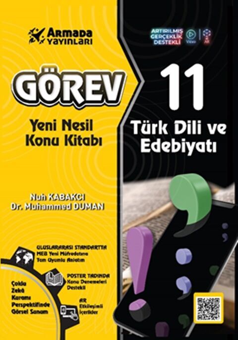 11. Sınıf Türk Dili ve Edebiyatı Görev Konu Kitabı Armada Yayınları