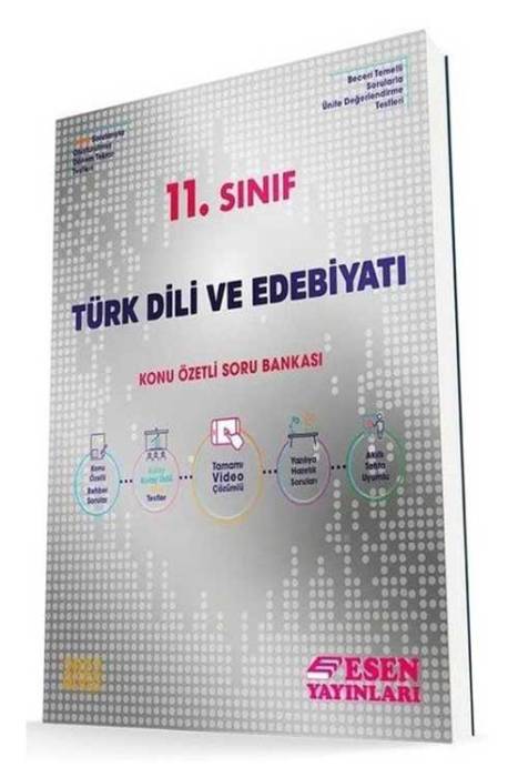 11. Sınıf Türk Dili ve Edebiyatı Konu Özetli Soru Bankası Esen Yayınları