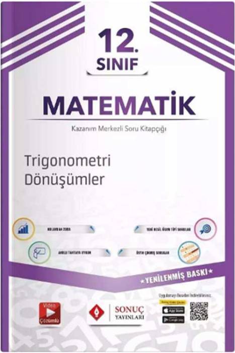 12. Sınıf Matematik Trigonometri ve Dönüşümler Soru Bankası Sonuç Yayınları