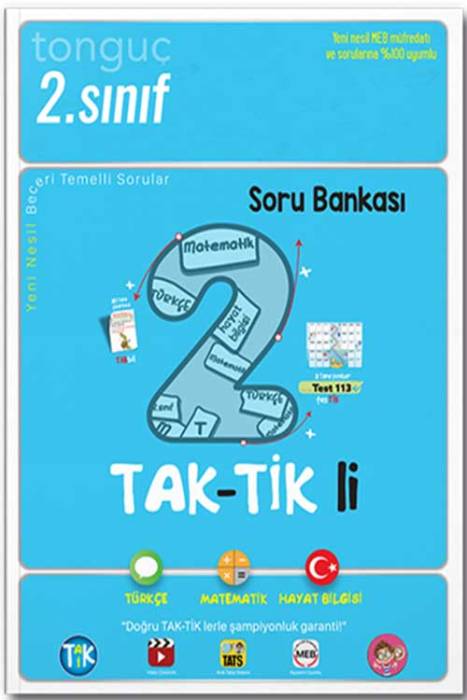 2. Sınıf Taktikli Tüm Dersler Soru Bankası Tonguç Akademi Yayınları