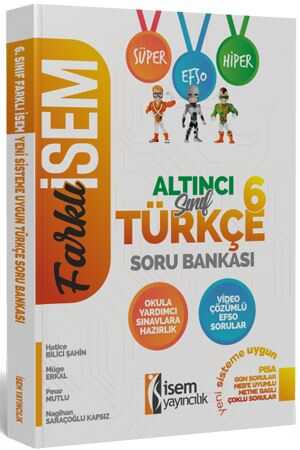 2020 Farklı İsem 6. Sınıf Türkçe Soru Bankası İsem Yayıncılık