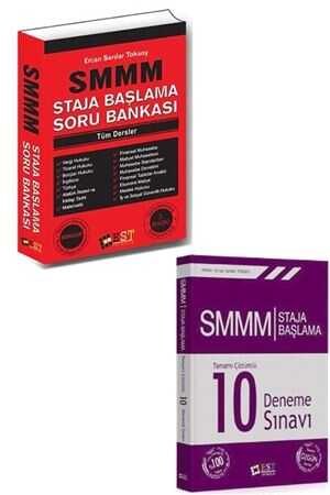 EST SMMM Staja Başlama Tamamı Çözümlü Soru Bankası Deneme Sınavı EST Yayıncılık