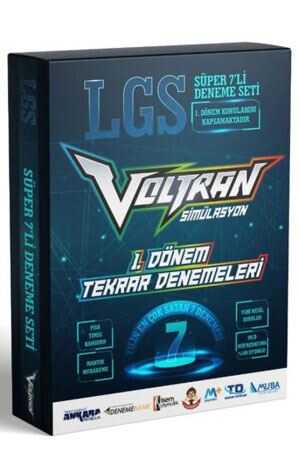 2020 Voltran LGS 1. Dönem Karması 7 Farklı Yayın 7 Deneme DKM Yayınları