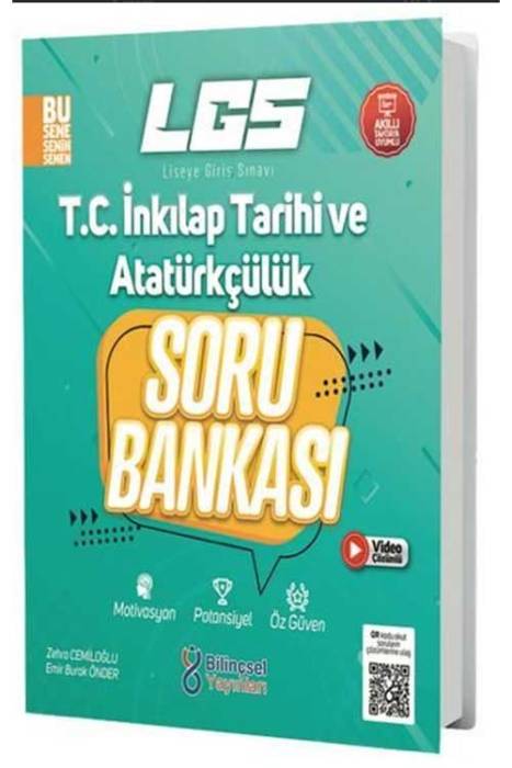 2022 8. Sınıf LGS T.C. İnkilap Tarihi ve Atatürkçülük Soru Bankası Bilinçsel Yayınları