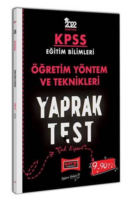 2022 KPSS Eğitim Bilimleri Öğretim Yöntem ve Teknikleri Yaprak Test Yargı Yayınları