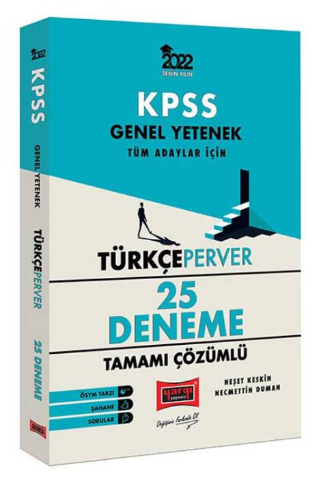 2022 KPSS Genel Yetenek TürkçePerver Tamamı Çözümlü 25 Deneme Yargı Yayınları