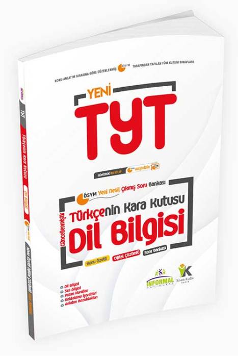 2023 TYT Türkçenin Karakutusu Dil ve Anlatım Konu Özetli Soru Bankası İnformal Yayınları