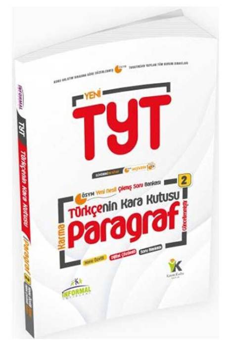 2023 TYT Türkçenin Kara Kutusu Paragraf 2. Cilt Soru Bankası İnformal Yayınları