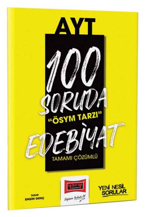 2023 100 Soruda ÖSYM Tarzı AYT Edebiyat Tamamı Çözümlü Soru Bankası Yargı Yayınları