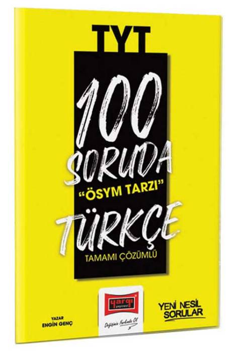 2023 100 Soruda ÖSYM Tarzı TYT Türkçe Tamamı Çözümlü Soru Bankası Yargı Yayınları
