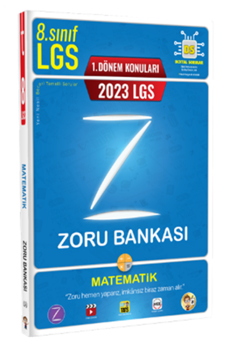 2023 8. Sınıf LGS 1. Dönem Matematik Zoru Bankası Tonguç Akademi Yayınları