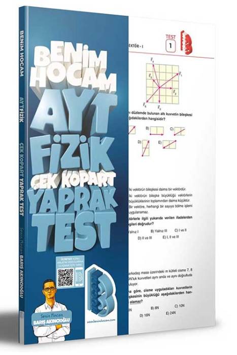 2023 AYT Fizik Çek Kopar Yaprak Test Benim Hocam Yayınları