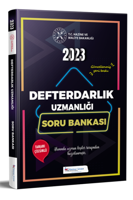 2023 Defterdarlık Uzmanlığı Tamamı Çözümlü Soru Bankası Dizgi Kitap Yayınları