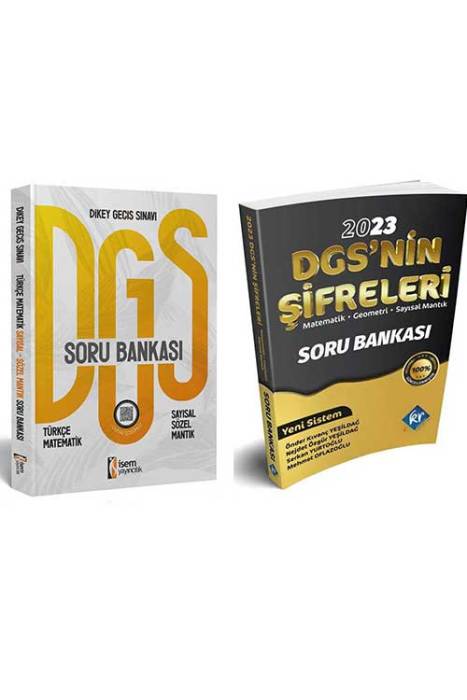 2023 DGS Soru Bankası Seti İsem ve KR Akademi Yayınları