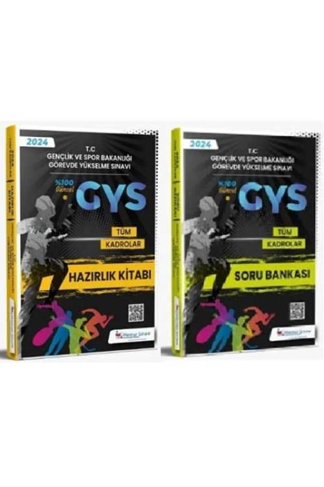 2024 Gençlik ve Spor Bakanlığı GYS Tüm Kadrolar Hazırlık Kitabı-Soru Bankası 2’li Set Memur Sınav Yayınları