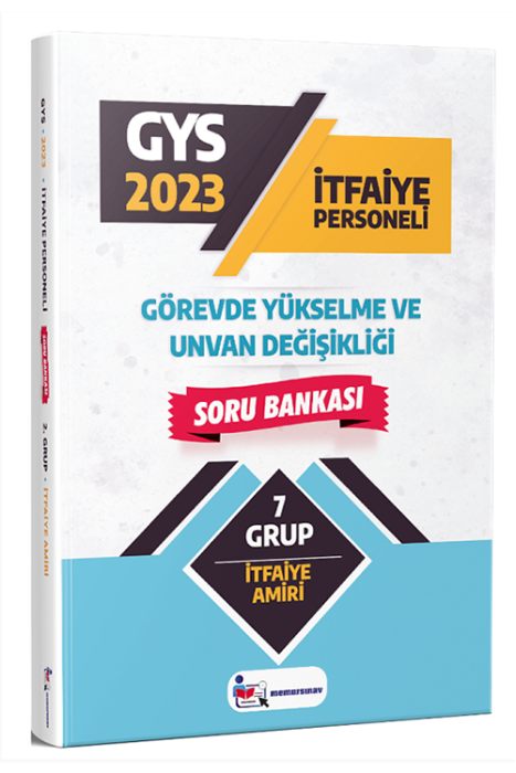 2023 GYS İtfaiye Amiri Soru Bankası Memur Sınav Yayınları