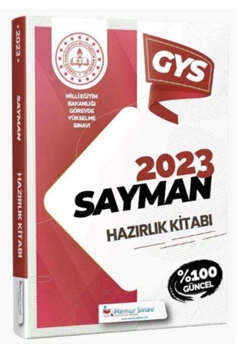2023 GYS MEB Milli Eğitim Bakanlığı Sayman Konu Anlatımlı Hazırlık Kitabı Görevde Yükselme Memur Sınav Yayınları