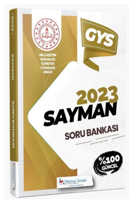 2023 GYS MEB Milli Eğitim Bakanlığı Sayman Soru Bankası Görevde Yükselme Memur Sınav Yayınları