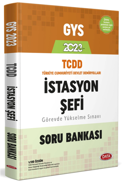 2023 GYS TCDD İstasyon Şefi Soru Bankası Data Yayınları