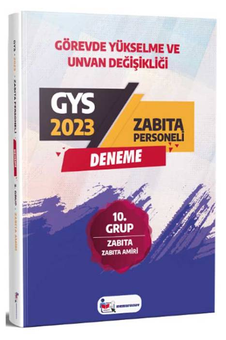 2023 GYS Yerel Yönetimler Zabıta Amiri 10. Grup Deneme Görevde Yükselme Memur Sınav Yayınları