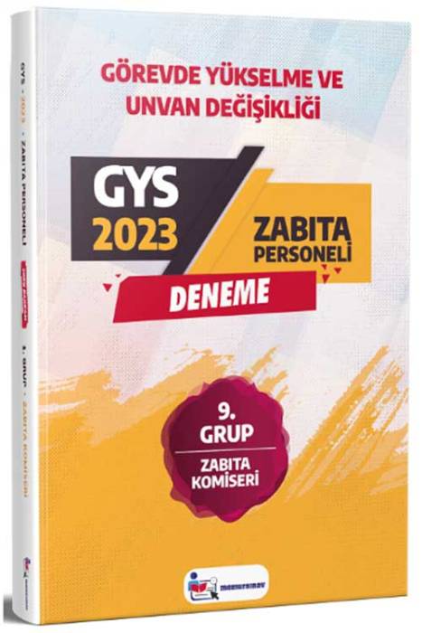 2023 GYS Yerel Yönetimler Zabıta Komiseri 9. Grup Deneme Görevde Yükselme Memur Sınav Yayınları