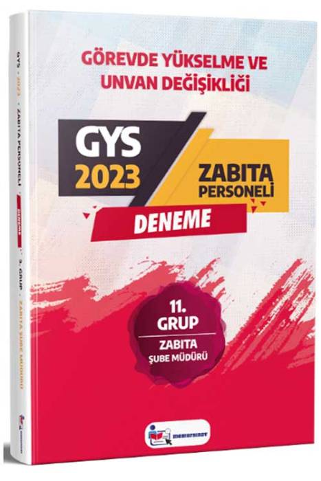2023 GYS Yerel Yönetimler Zabıta Şube Müdürü 11. Grup Deneme Görevde Yükselme Memur Sınav Yayınları
