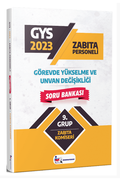 2023 GYS Zabıta Komiseri Soru Bankası Memur Sınav Yayınları