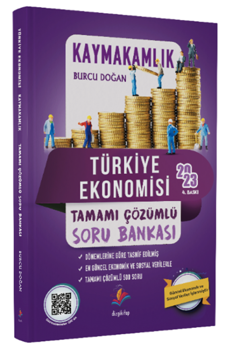 2023 Kaymakamlık Türkiye Ekonomisi Soru Bankası Çözümlü 4. Baskı Dizgi Kitap Yayınları
