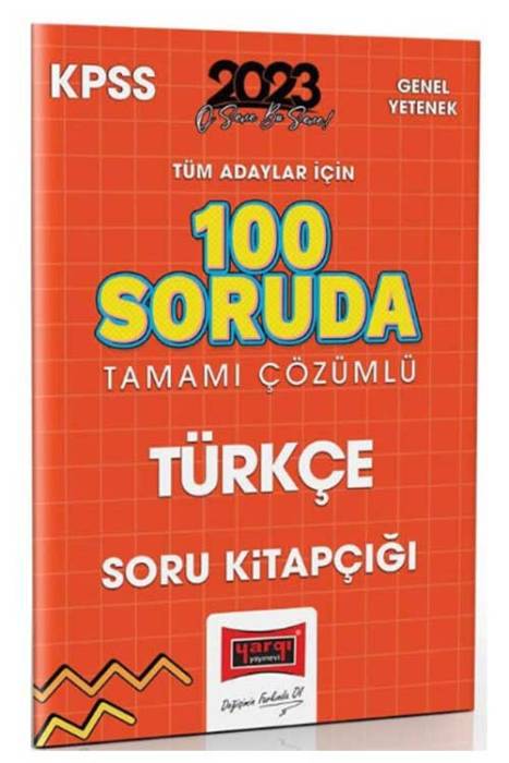2023 KPSS 100 Soruda Türkçe Soru Bankası Çözümlü Yargı Yayınları