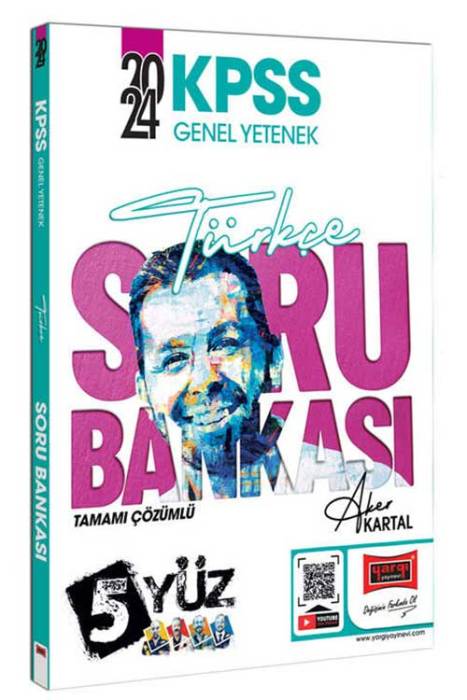 2024 KPSS Genel Yetenek 5Yüz Türkçe Tamamı Çözümlü Soru Bankası Yargı Yayınları