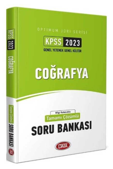 2023 KPSS Coğrafya Optimum Juri Soru Bankası Çözümlü Data Yayınları