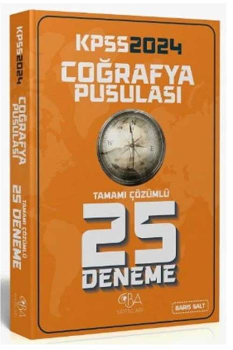 2024 KPSS Coğrafya Pusulası 25 Deneme Çözümlü CBA Akademi Yayınları