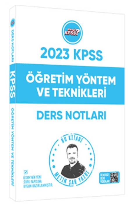 2023 KPSS Eğitim Bilimleri Öğretim Yöntem ve Teknikleri Ders Notları Hangi KPSS Yayınları