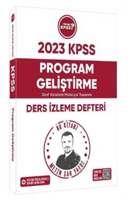 2023 KPSS Eğitim Bilimleri Program Geliştirme Ders İzleme Defteri Hangi KPSS Yayınları