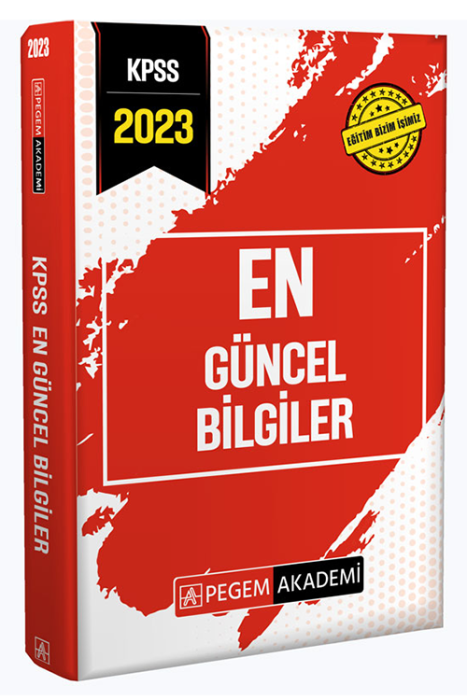 2023 KPSS En Güncel Bilgiler Pegem Akademi Yayınları