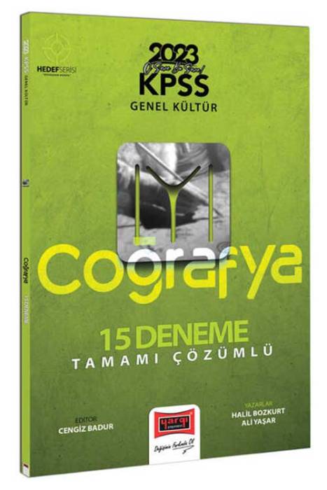 2023 KPSS Genel Kültür Hedef IYI Serisi Coğrafya Tamamı Çözümlü 15 Deneme Yargı Yayınları