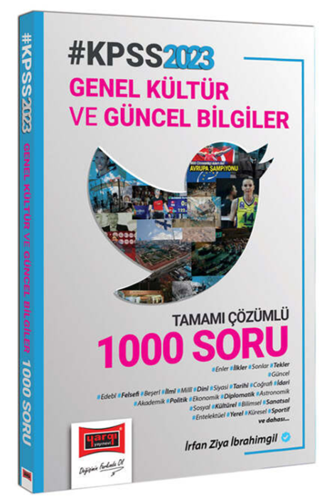 2023 KPSS Genel Kültür ve Güncel Bilgiler Tamamı Çözümlü 1000 Soru Yargı Yayınları
