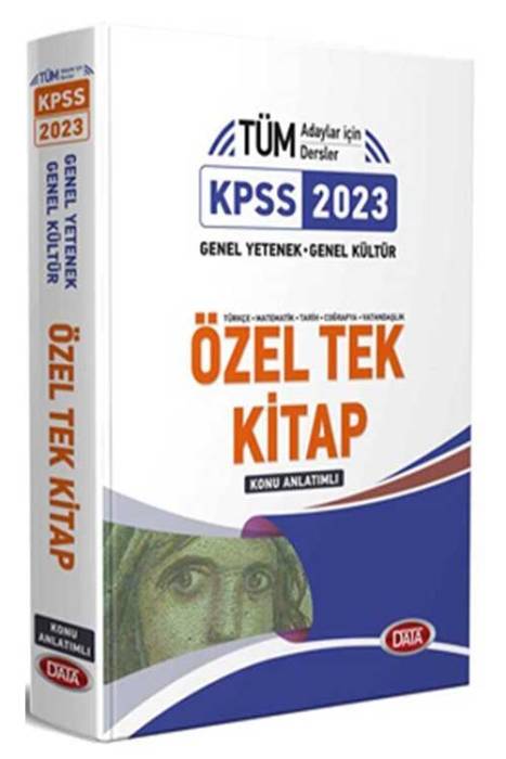 2023 KPSS Genel Yetenek Genel Kültür Konu Anlatımlı Tek Kitap Data Yayınları