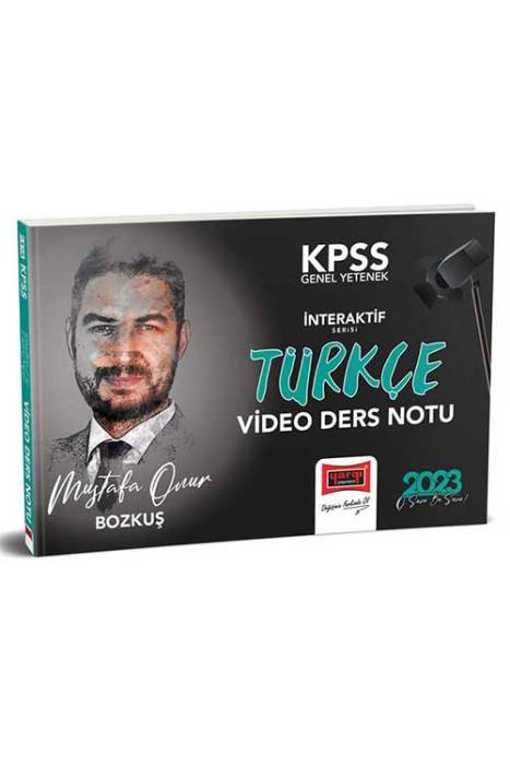 2023 KPSS Genel Yetenek İnteraktif Serisi Türkçe Video Ders Notları Yargı Yayınları