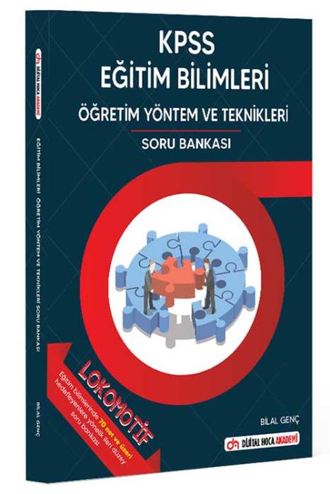 2023 KPSS Lokomotif Eğitim Bilimleri Öğretim Yöntem ve Teknikleri Soru Bankası Dijital Hoca Yayınları