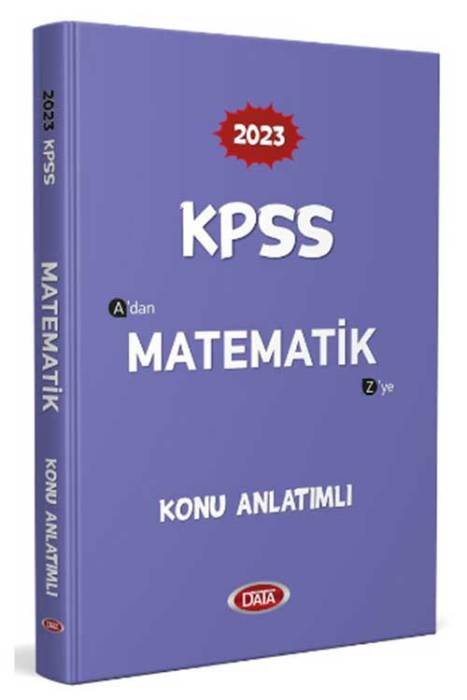 2023 KPSS Matematik Konu Anlatımlı Data Yayınları