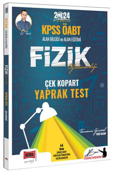 2024 KPSS ÖABT Fizik Öğretmenliği Yaprak Test Yargı Yayınları