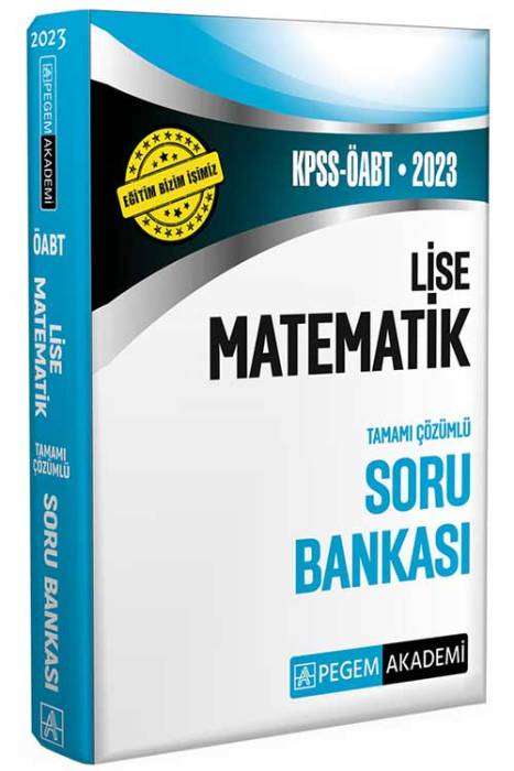 2023 KPSS ÖABT Lise Matematik Soru Bankası Pegem Akademi Yayınları
