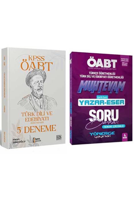 2024 KPSS ÖABT Türk Dili Edebiyatı Muhteva Soru Bankası - Deneme Seti İsem ve Yönerge Yayınları