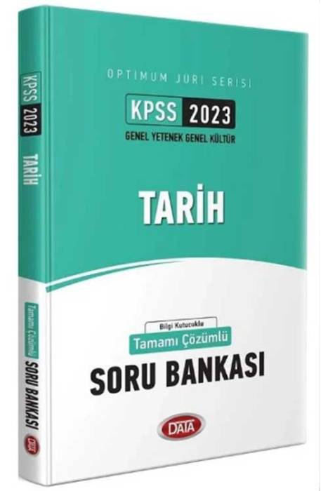 2023 KPSS Tarih Optimum Juri Soru Bankası Çözümlü Data Yayınları