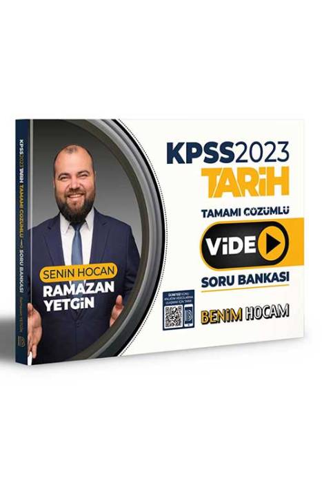 2023 KPSS Tarih Tamamı Video Çözümlü Soru Bankası Benim Hocam Yayınları