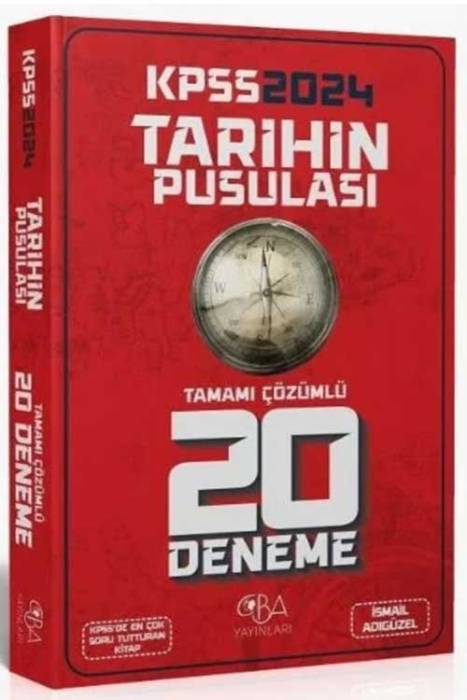 2024 KPSS Tarihin Pusulası 20 Deneme Çözümlü CBA Akademi Yayınları