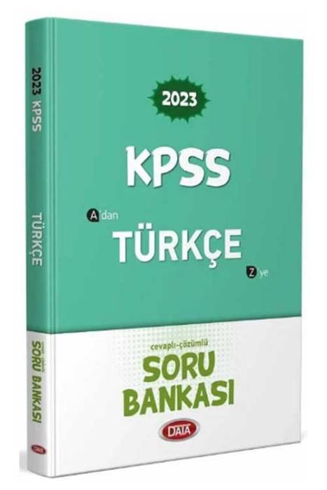 2023 KPSS Türkçe Soru Bankası Çözümlü Data Yayınları